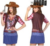 Nachthemd voor volwassenen 6674 Cowgirl - Verkleedkleding