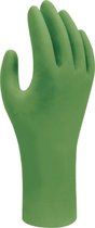 Showa  Wegwerp handschoen -  Bio-nitril - Poeder en Latex vrij- 100 stuks - Maat M - Groen 6110PF