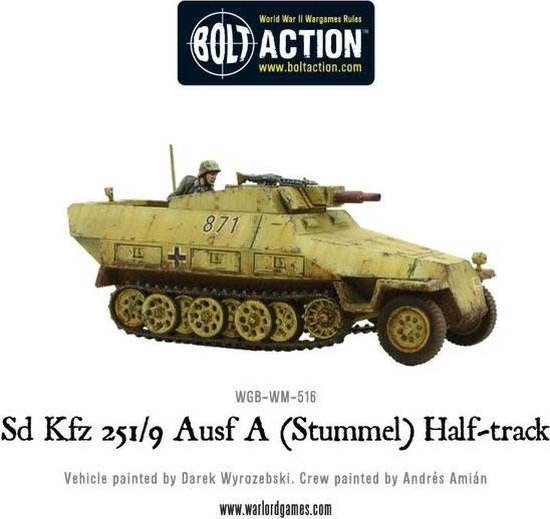 Thumbnail van een extra afbeelding van het spel Sd.Kfz 251/9 Ausf D (Stummel) half-track