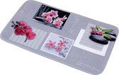 4goodz Zen Microvezel Badmat met orchidee print 45x75 cm roze