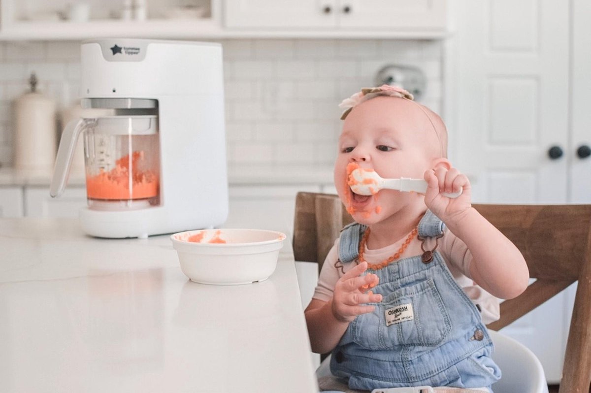 Robot cuiseur mixeur vapeur pour repas bébé - Tommee tippee