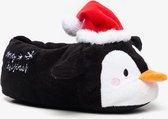 Thu!s kerst pantoffels pinquin - Zwart - Maat 28/29
