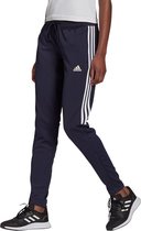 adidas Sportswear AEROREADY Sereno Cut 3-Stripes Slim Tapered Broek - Dames - Blauw- L