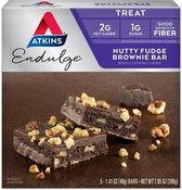 Atkins | Endulge | Nutty Fudge Brownie Bar | Doos | 5 x 40g
