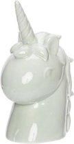 Eenhoorn Beeldje - Unicorn - Mint Porselein - 14cm