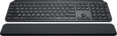 Logitech MX Keys Plus Wireless-Tastatur Graphite, QWERTZ, inkl. Handballenauflage