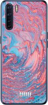 6F hoesje - geschikt voor OPPO A91 -  Transparant TPU Case - Corundum Pool #ffffff