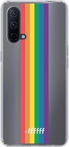 6F hoesje - geschikt voor OnePlus Nord CE 5G -  Transparant TPU Case - #LGBT - Vertical #ffffff
