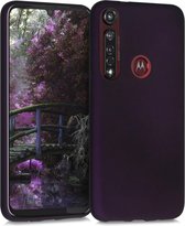 kwmobile telefoonhoesje voor Motorola Moto G8 Plus - Hoesje voor smartphone - Back cover in metallic braam