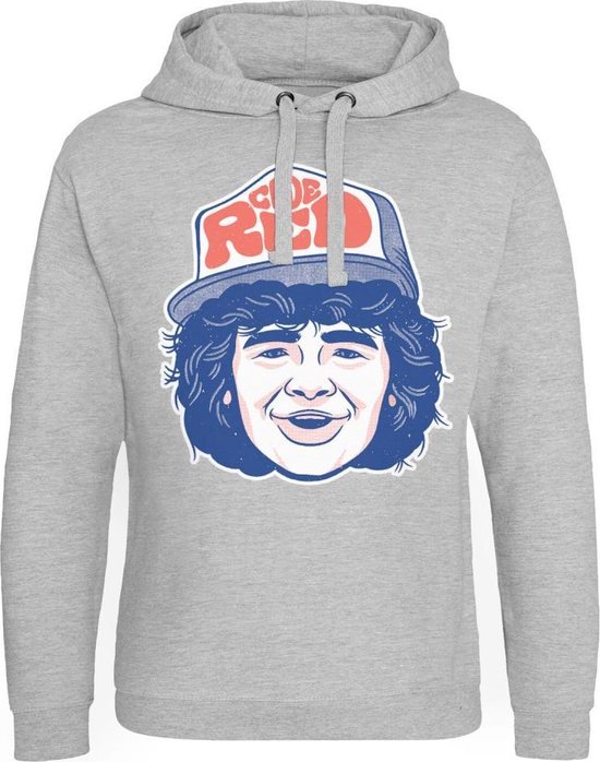 Code Red Dustin Stranger Things Hoodie/trui -2XL- Dustin Code Red Grijs | bol