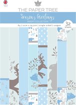 The Paper Tree Decoratief papier - Season's Greetings - 32 vellen - A4