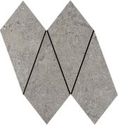 Keramische tegel Mosaic Bristol Diamond Dark Gray- 29,97x28,3 - Woodson and Stone - donkergrijs