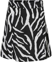 Noisy may Rok Nmmille Hw Skirt 27018543 Black/zebra Dames Maat - 44