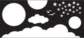 Creative Expressions Stencil - Lucht - 8,9 x 19,7cm - herbruikbaar
