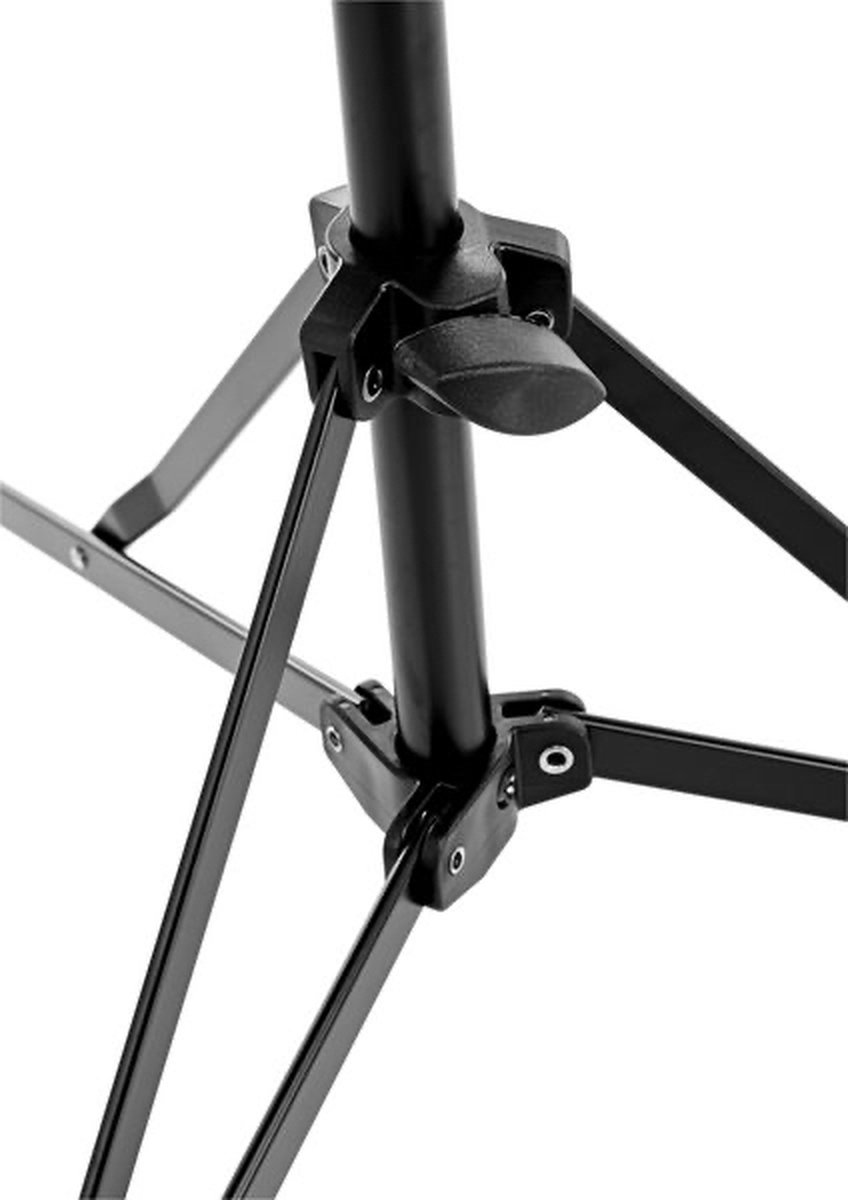 K&M 100/5 Leggio Per Spartiti – Nero, Estensibile 50-130 Cm, Base E Appoggio In Metallo Pieghevole