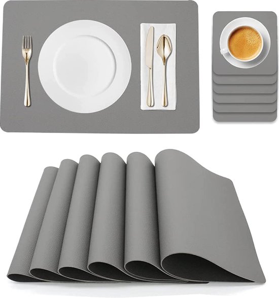 Set van placemats Tafel Decoratie Dineren Eetkamer Accessoires bol