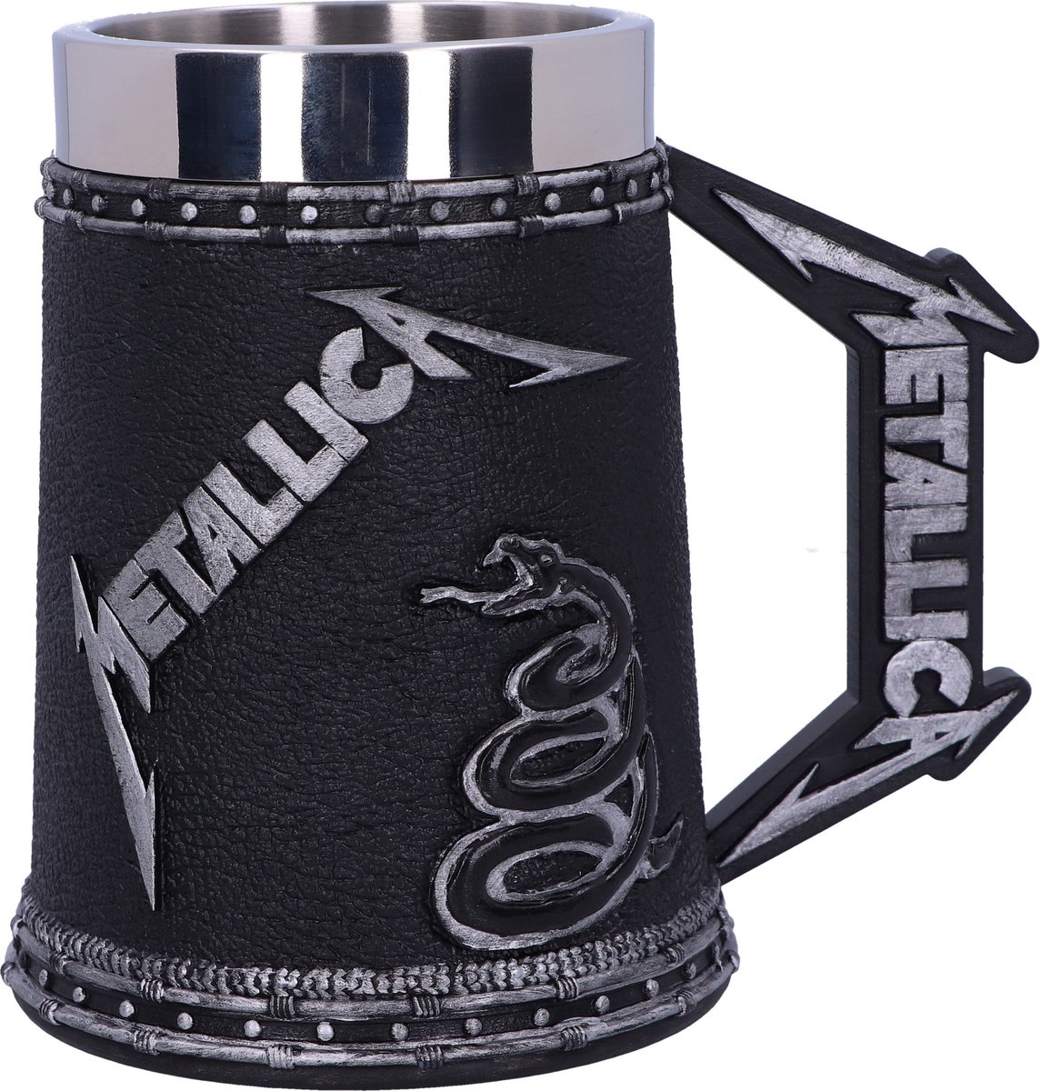 Nemesis Now - Metallica - Black Album - Bierpul - Zwart - 14.5cm