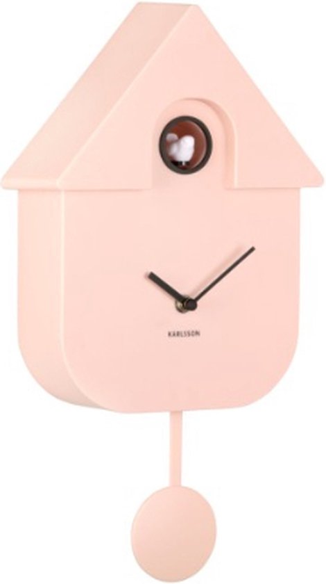 Karlsson Wandklok Solo Color Cuckoo - Jungle Groen - 6x21,5x41cm