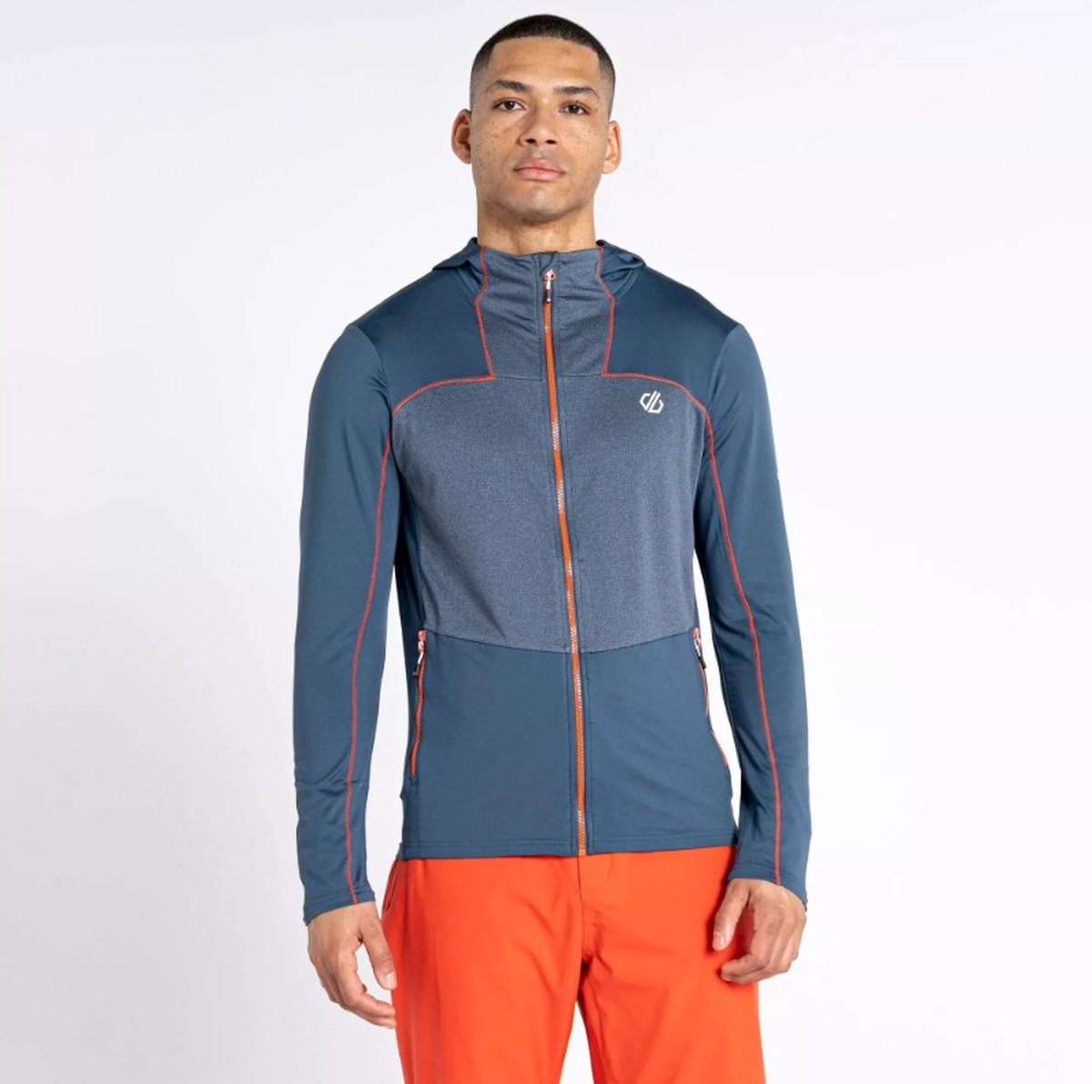 Dare2B Heren Revive II Core Stretch Hoodie Orion Grijs
