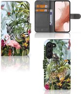 Telefoonhoesje met Pasjes geschikt voor Samsung Galaxy S23 Jungle