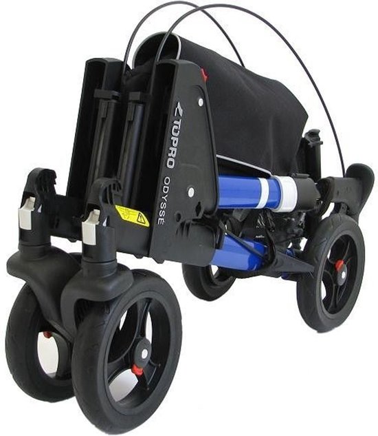 Topro Troja Odyssé Rollator - Dubbel Opvouwbaar Blauw