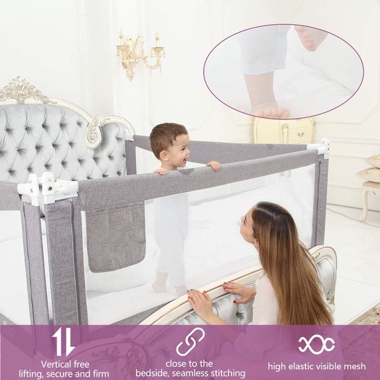 Cadre de lit bébé - Protection de lit - Bumper de lit Bébé