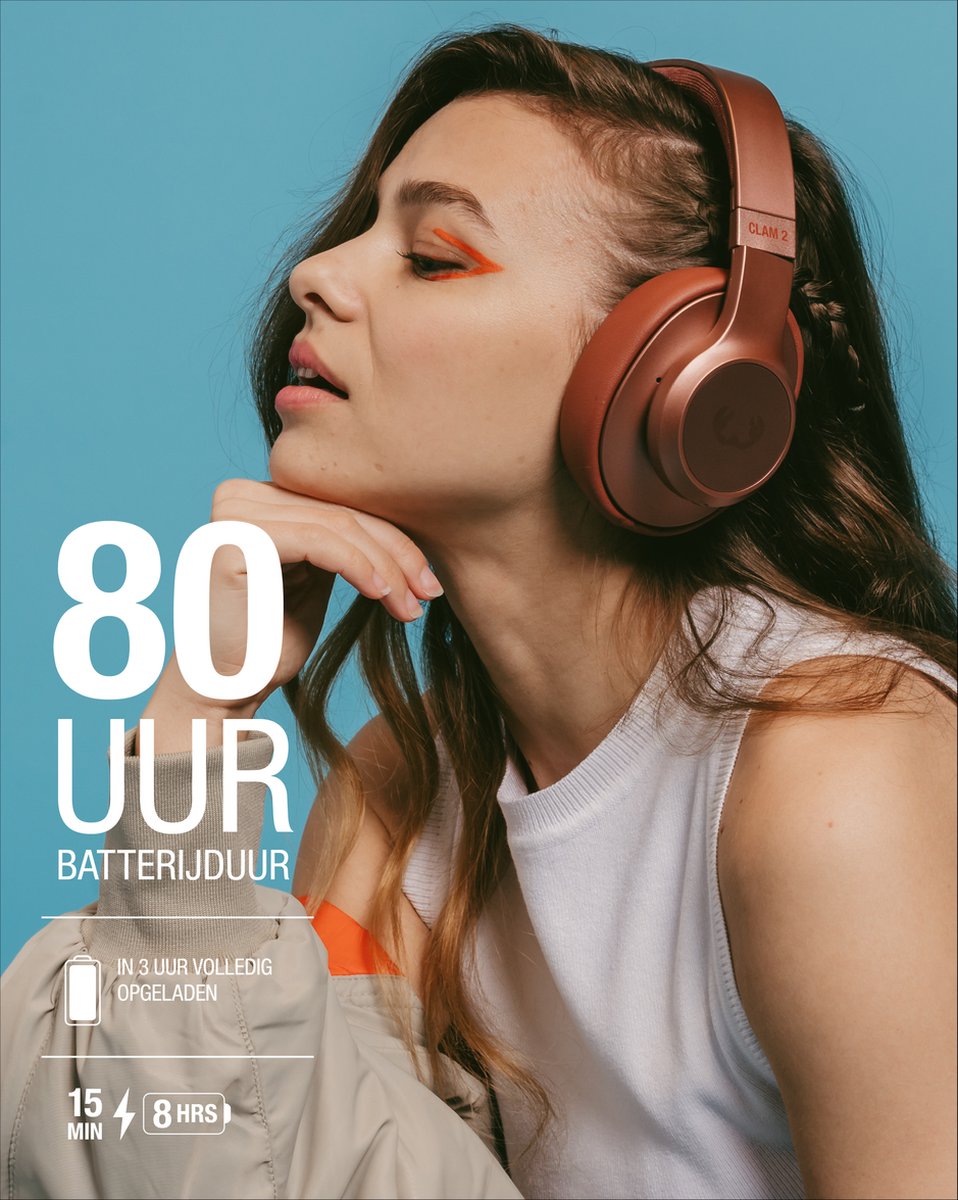 Lanckriet Fresh 'n Rebel Clam 2 Draadloze Koptelefoon 80 Uur - afbeelding 2