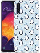 Galaxy A50 Hoesje Pinguins - Designed by Cazy