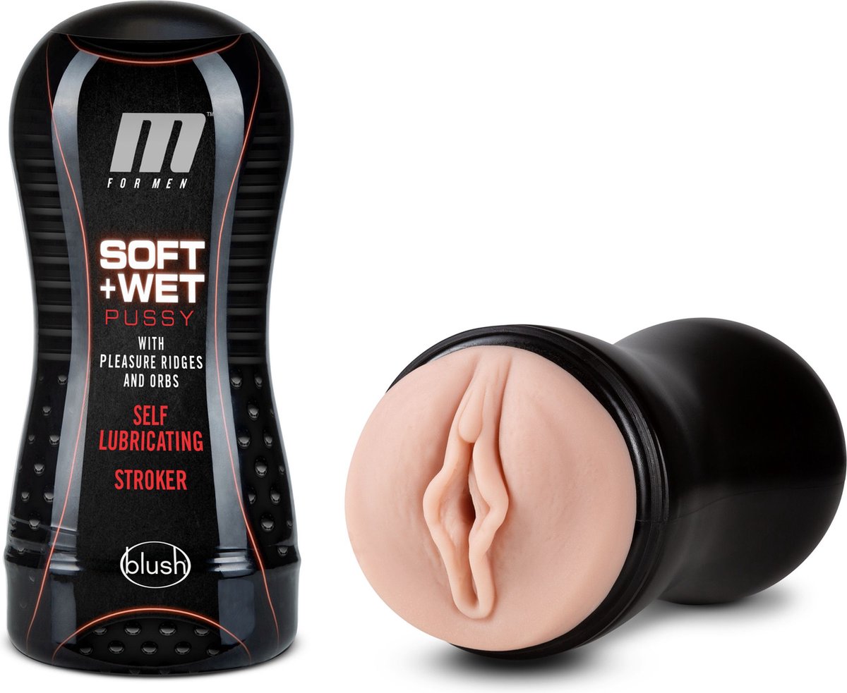 M for Men - Soft and Wet Masturbator Self Lubricating - Noppen & Ribbels