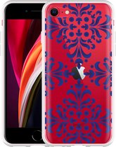iPhone SE 2020 Hoesje Delfts Blauw - Designed by Cazy