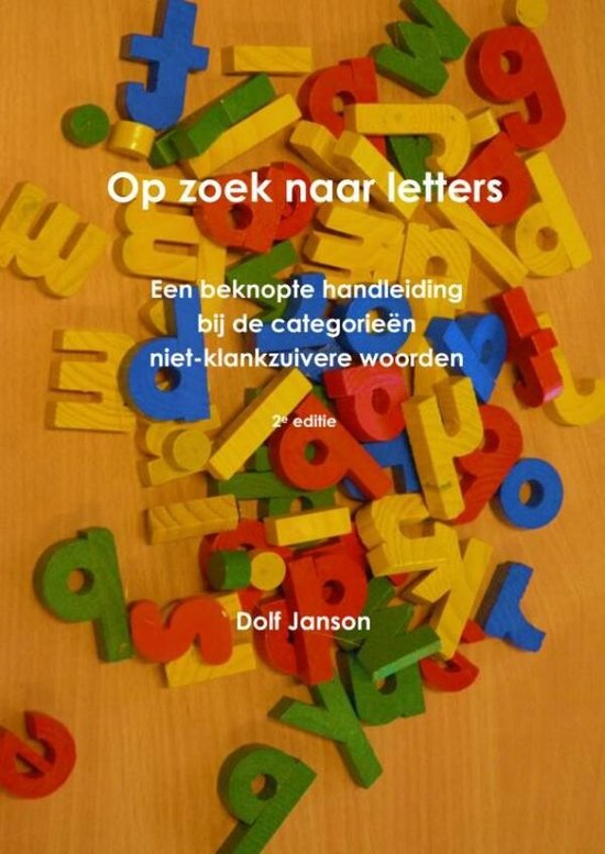 Op zoek naar letters - cover