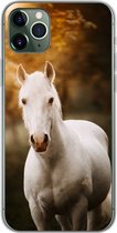 Geschikt voor iPhone 11 Pro Max hoesje - Paard - Licht - Zon - Siliconen Telefoonhoesje