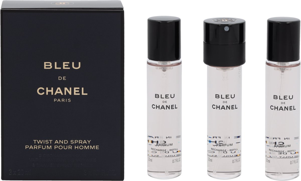 Chanel Bleu de Chanel Twist & Spray (refill) eau de parfum 3x 20ml