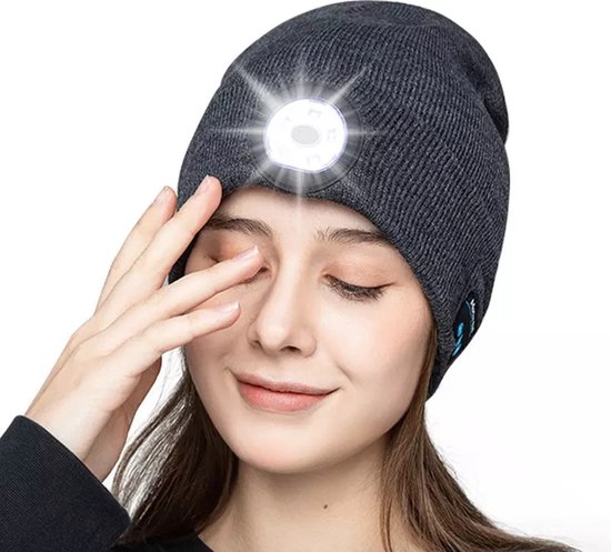 Cadeaux De Noël Pour Hommes, Bonnet Avec Lumière Rechargeable Par Usb  Cadeau De Phare éclairé Pour Hommes Et Femmes Chapeau Avec Lumière Intégrée  Cadeau De Lampe Frontale Rechargeable En Tricot : 