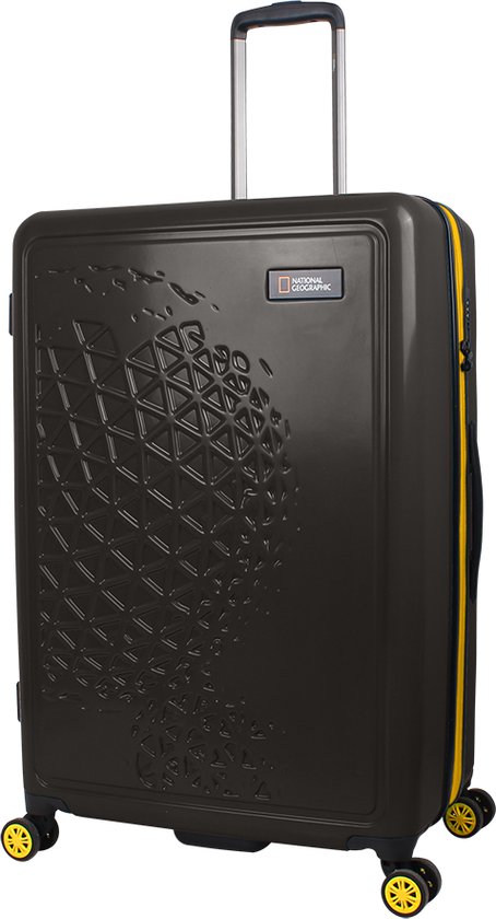 Aerolite Grote Lichte ABS Koffer Harde Bagage Ruimbagage Ingecheckte Bagagekoffer Met 4 Wielen Grijs 2177411005
