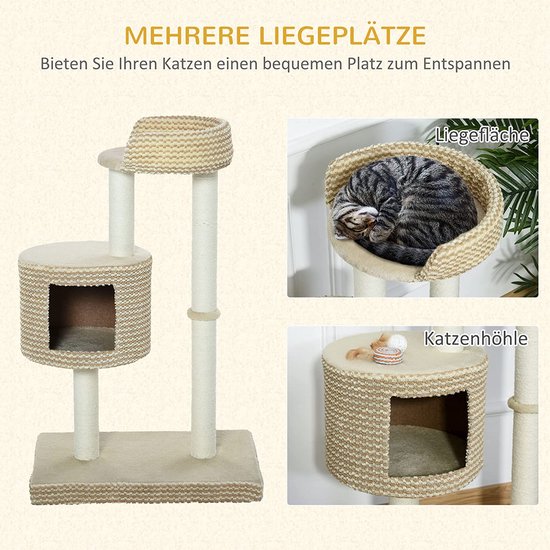 griffoir pour chat / grand arbre d'escalade - maison de jeu pour chats / maison de jeu pour chats