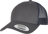 Flexfit - Retro Trucker 2-Tone charcoal/navy one size Pet - Grijs/Blauw