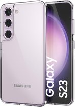 Hoesje geschikt voor Samsung S23 Hoes Siliconen Case galaxy Cover - Transparant - shock proof