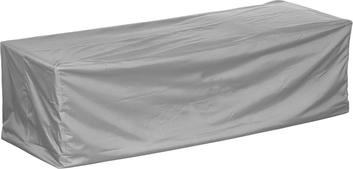 Beschermhoes voor loungebank | 200 x 90 x 80 cm | polyesterweefsel, Kleur: taupe (lichtgrijs)