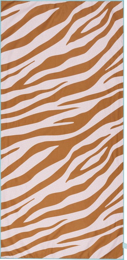 Swim Essentials Microvezel Strandlaken - Strandhanddoek/Badlaken Microvezel - Zebra Oranje - 180 x 90 cm