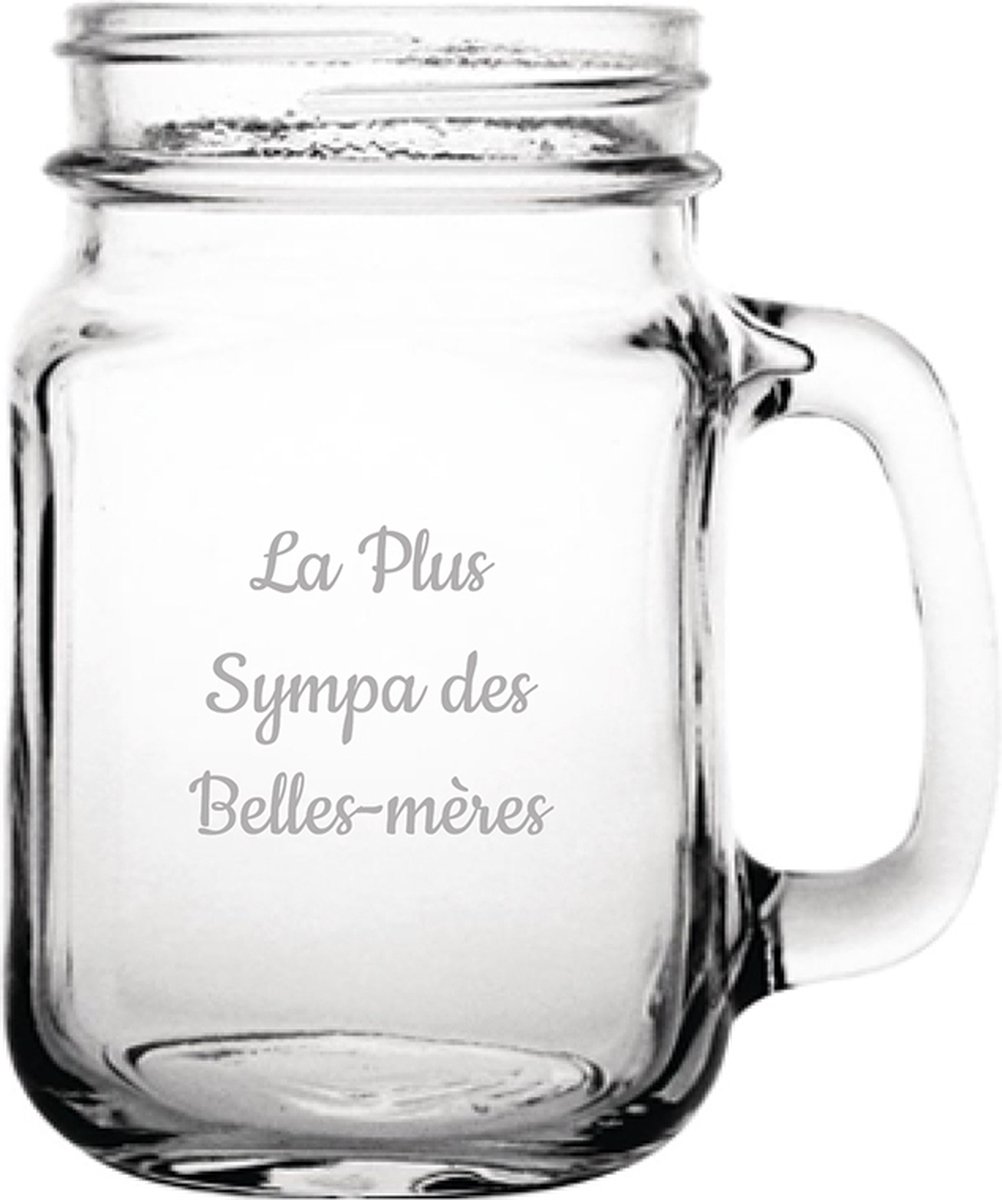 Drinkglas gegraveerd - 45cl - La Plus Sympa des Belles-mères