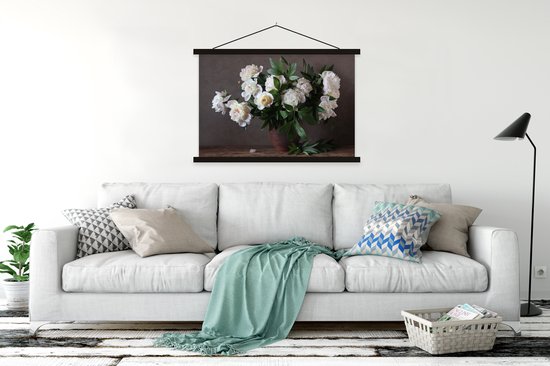 Affiche scolaire - Fleurs - Nature morte - 120x80 cm - Lamelles noires