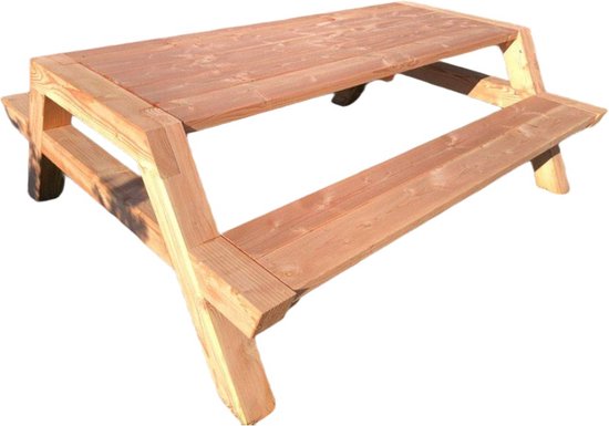 Rockwood® Picknicktafel Douglas Big Foot 2.50m Montage op locatie. Extra gemak en vakkundige service