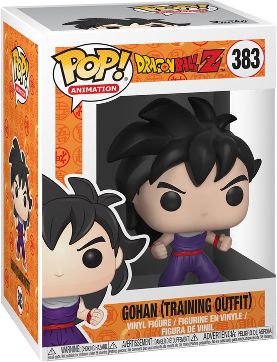 Funko Dragon Ball Z Animation Gohan Training Outfit Vinyl Figure