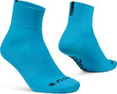 GripGrab - Lightweight SL Korte Performance Zomer Fietssokken 1 Paar Coolmax Wielersport Sokken Low Cut - Blauw - Unisex - Maat M (41-44)