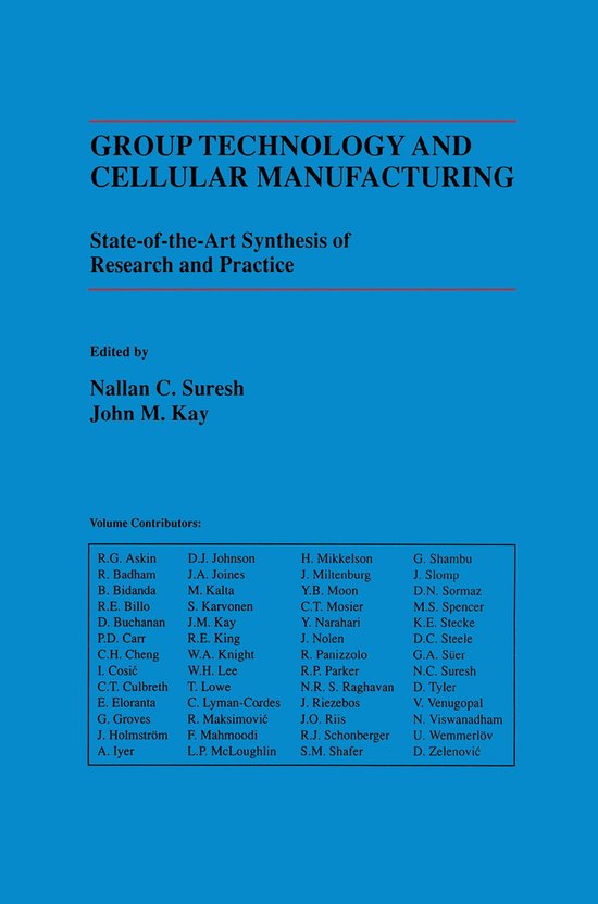 Group Technology and Cellular Manufacturing - cover