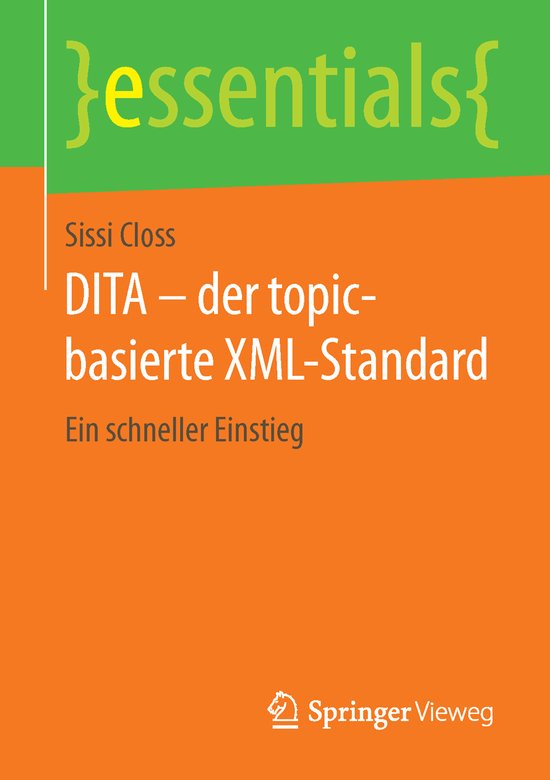 DITA der topic basierte XML Standard - cover