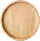 Floz Design houten bord - houten ontbijtbord - 25 cm - fairtrade