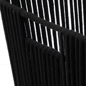 Five® Zwarte touw gespannen manden large - 174884 - Nestbaar & Decoratief