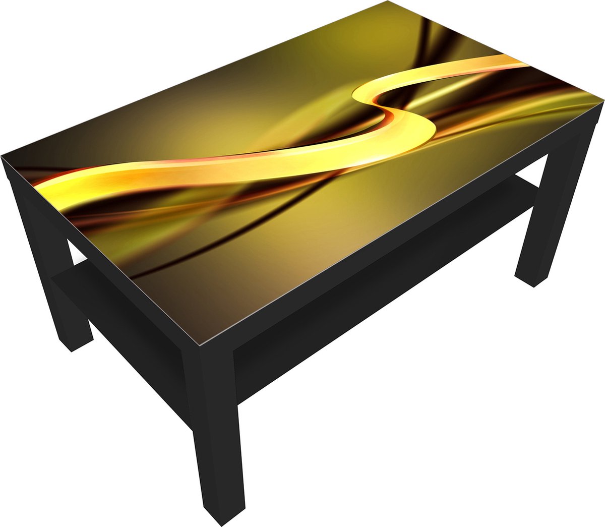 IKEA LACK Table basse Plateau en Verres 90x55cm Table d'appoint